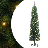 Artificial Christmas Tree with 300 LEDs with Stand Green 240 cm