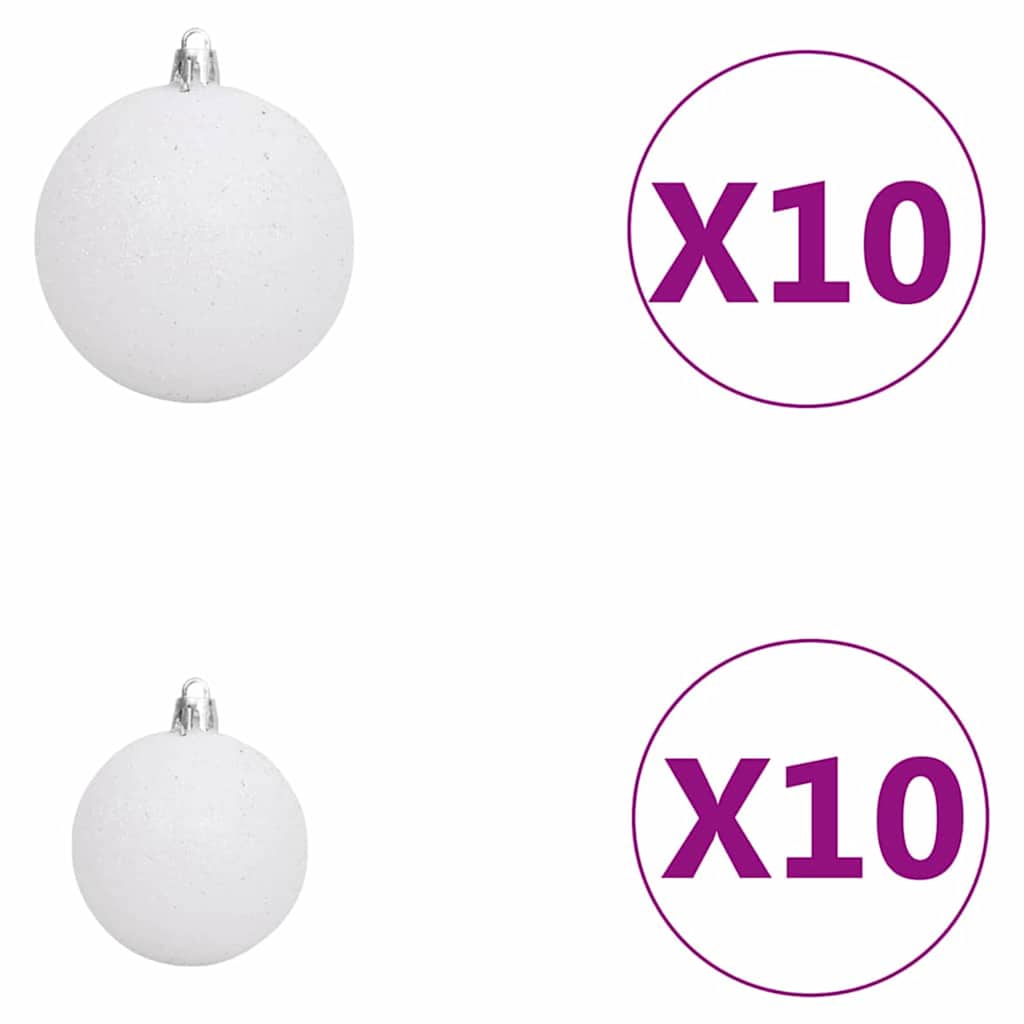 Artificial Christmas Tree with 300 LEDs with Stand Green 240 cm