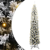 Artificial Christmas Tree with 300 LEDs with Stand Green 180 cm - Front View