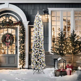 Artificial Christmas Tree with 300 LEDs with Stand Green 210 cm