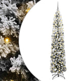 Artificial Christmas Tree with 300 LEDs with Stand Green 210 cm - Front View