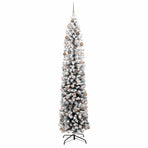 Artificial Christmas Tree with 300 LEDs with Stand Green 210 cm