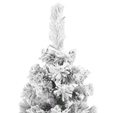 Artificial Christmas Tree with 300 LEDs with Stand Green 240 cm - 45-Degree Angle