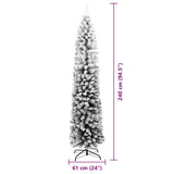 Artificial Christmas Tree with 300 LEDs with Stand Green 240 cm - Extra Image
