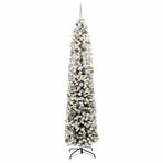 Artificial Christmas Tree with 300 LEDs with Stand Green 240 cm