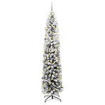 Artificial Christmas Tree Green and White 240 cm