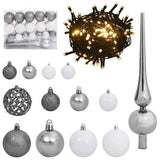 Artificial Christmas Tree with 150 LEDs with Stand Green 120 cm - Rear View