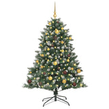 Artificial Christmas Tree with 150 LEDs with Stand Green 150 cm