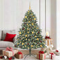 Artificial Christmas Tree with 300 LEDs with Stand Green 180 cm