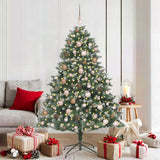 Artificial Christmas Tree with 300 LEDs with Stand Green 180 cm