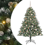 Artificial Christmas Tree with 300 LEDs with Stand Green 180 cm