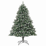 Artificial Christmas Tree with 300 LEDs with Stand Green 180 cm - 45-Degree Angle