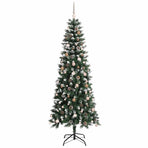 Artificial Christmas Tree Green 240 cm PVC, Plastic, and Steel