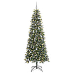 Artificial Christmas Tree Green 240 cm PVC, Plastic, and Steel