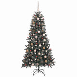 Artificial Christmas Tree with 300 LEDs with Stand Green 210 cm