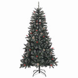 Artificial Christmas Tree with 300 LEDs with Stand Green 210 cm - 45-Degree Angle