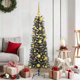 Artificial Christmas Tree with 150 LEDs with Stand Green 120 cm