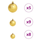 Artificial Christmas Tree with 150 LEDs with Stand Green 120 cm - Low Angle