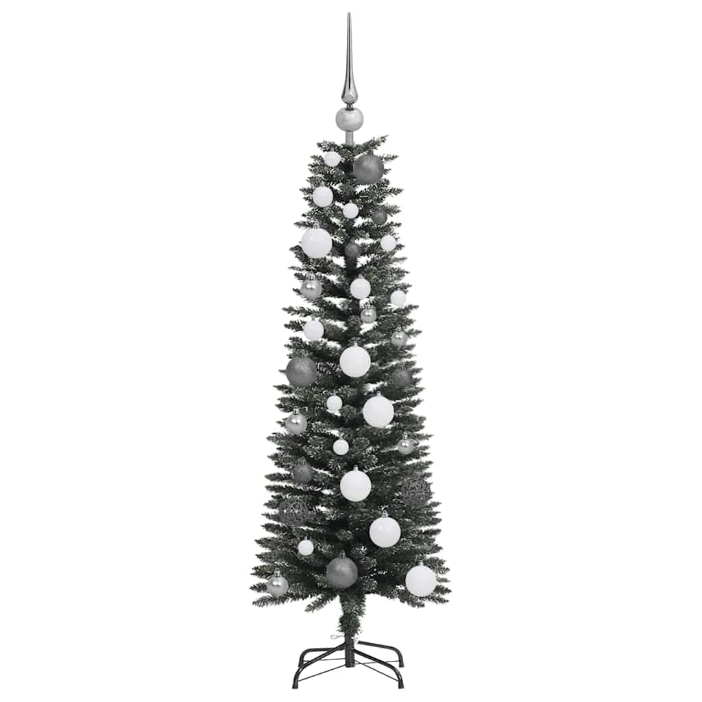 Artificial Christmas Tree with 150 LEDs with Stand Green 120 cm