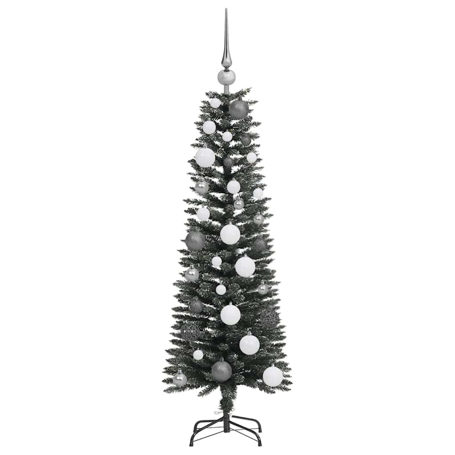 Artificial Christmas Tree with 150 LEDs with Stand Green 120 cm