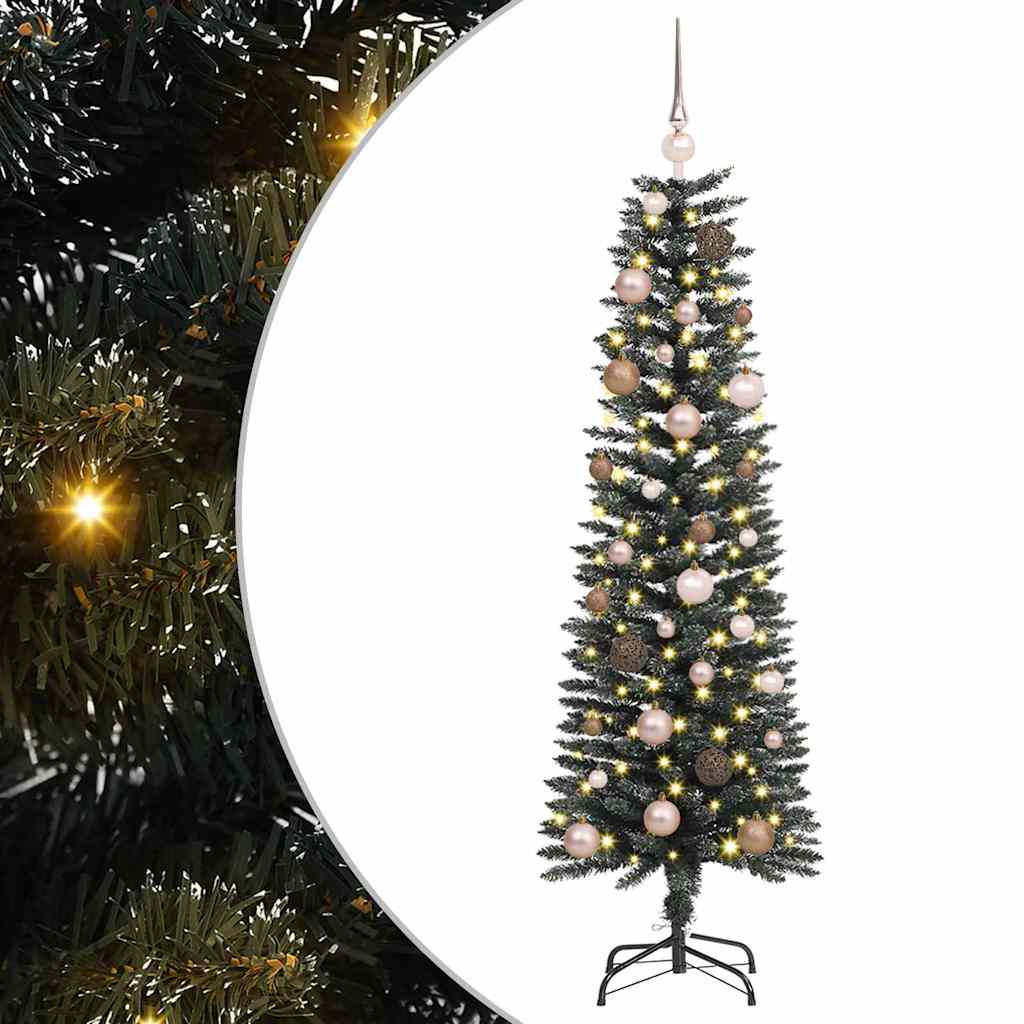 Artificial Christmas Tree with 150 LEDs with Stand Green 150 cm