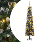 Artificial Christmas Tree with 300 LEDs with Stand Green 180 cm