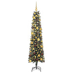 Artificial Christmas Tree with 300 LEDs with Stand Green 180 cm