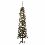 Artificial Christmas Tree with 300 LEDs with Stand Green 180 cm