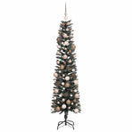 Artificial Christmas Tree with 300 LEDs with Stand Green 180 cm