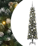 Artificial Christmas Tree with 300 LEDs with Stand Green 180 cm