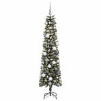 Artificial Christmas Tree with 300 LEDs with Stand Green 180 cm