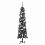 Artificial Christmas Tree with 300 LEDs with Stand Green 180 cm