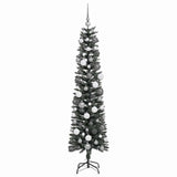 Artificial Christmas Tree with 300 LEDs with Stand Green 180 cm - Top-Down View