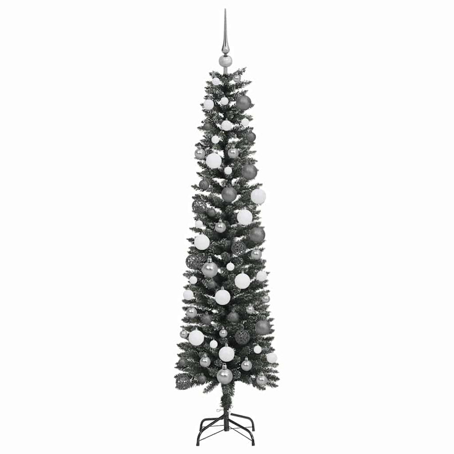 Artificial Christmas Tree with 300 LEDs with Stand Green 180 cm