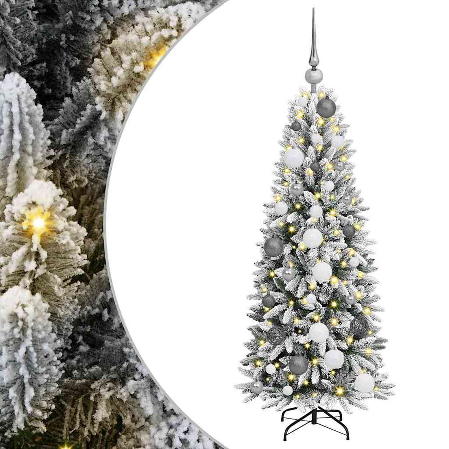 Artificial Christmas Tree with Bauble 120 cm 150 LEDs