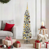 Artificial Christmas Tree with 150 LEDs with Stand White 150 cm