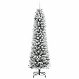 Artificial Christmas Tree with 150 LEDs with Stand White 150 cm - 45-Degree Angle