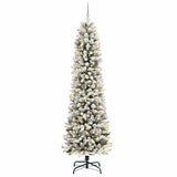 Artificial Christmas Tree White 240 cm - Side View