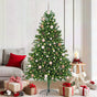 Christmas Tree with LED Light Green 180 cm PE