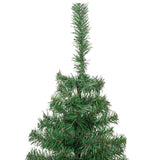 Christmas Tree with 300 LEDs with Stand Green 180 cm PVC - Rear View