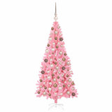 Christmas Tree Pink 180 cm PVC - Side View