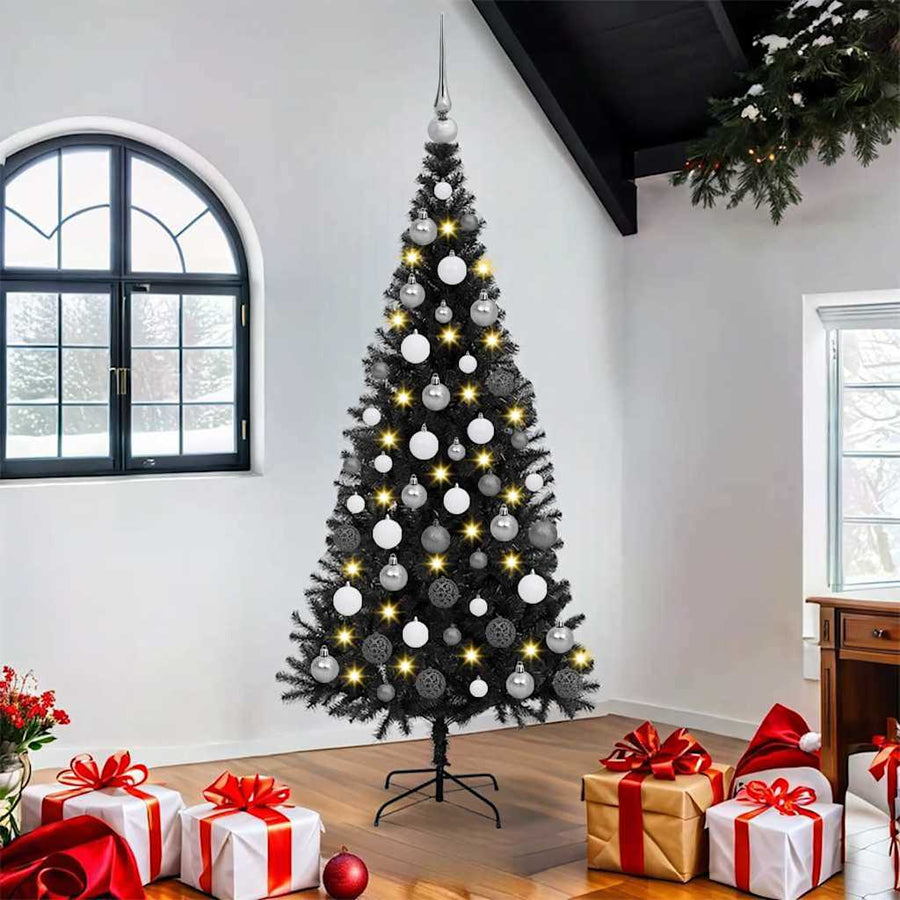 Christmas Tree Black 180 cm PVC