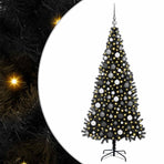 Christmas Tree Black 180 cm PVC