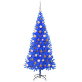 Christmas Tree Blue 180 cm PVC - Side View