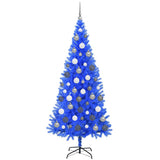 Christmas Tree Blue 180 cm PVC - Side View