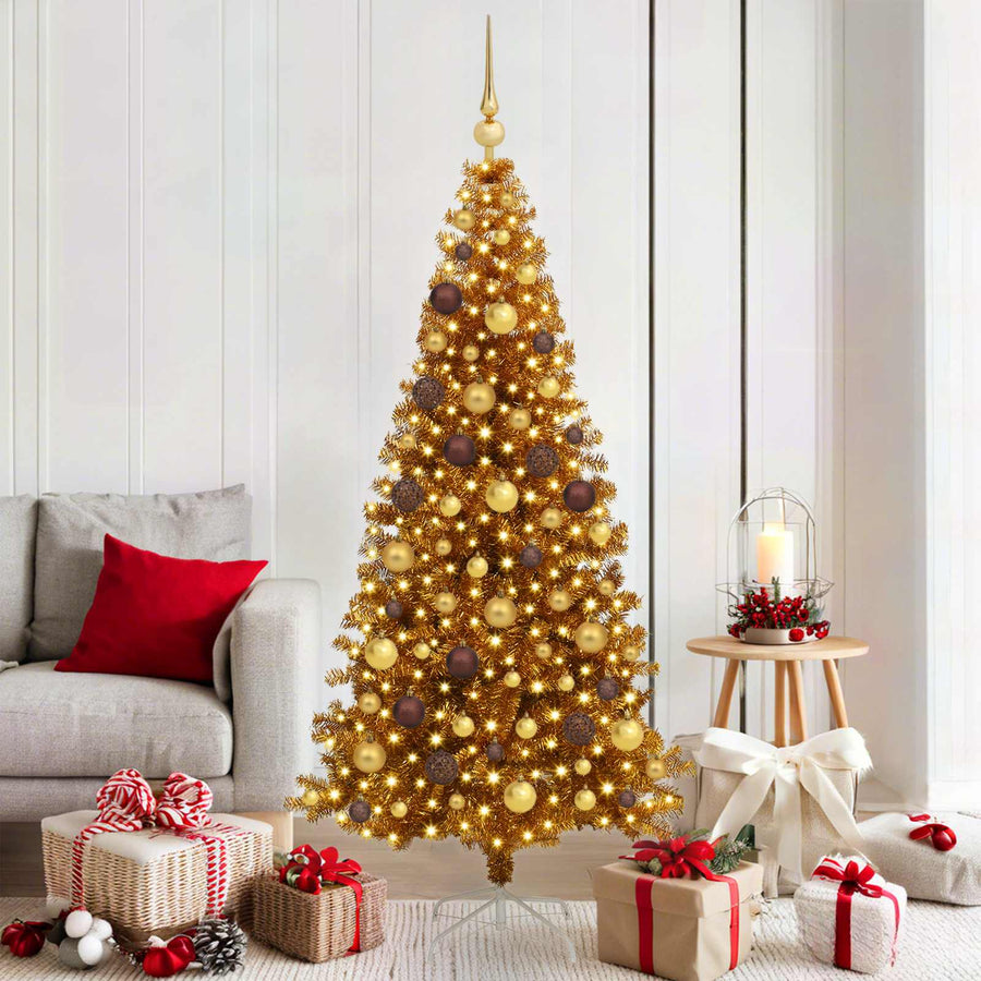 Christmas Tree Gold 180 cm PET