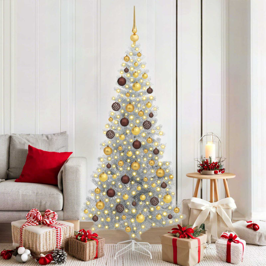 Christmas Tree Silver 180 cm PET