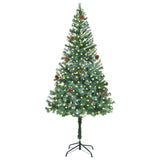 Artificial Christmas Tree with Stand Green 180 cm PVC and Steel - Side View