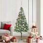 Artificial Christmas Tree with Stand Green 180 cm PVC and Steel
