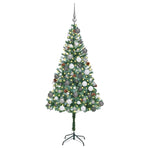 Artificial Christmas Tree with Stand Green 180 cm PVC and Steel